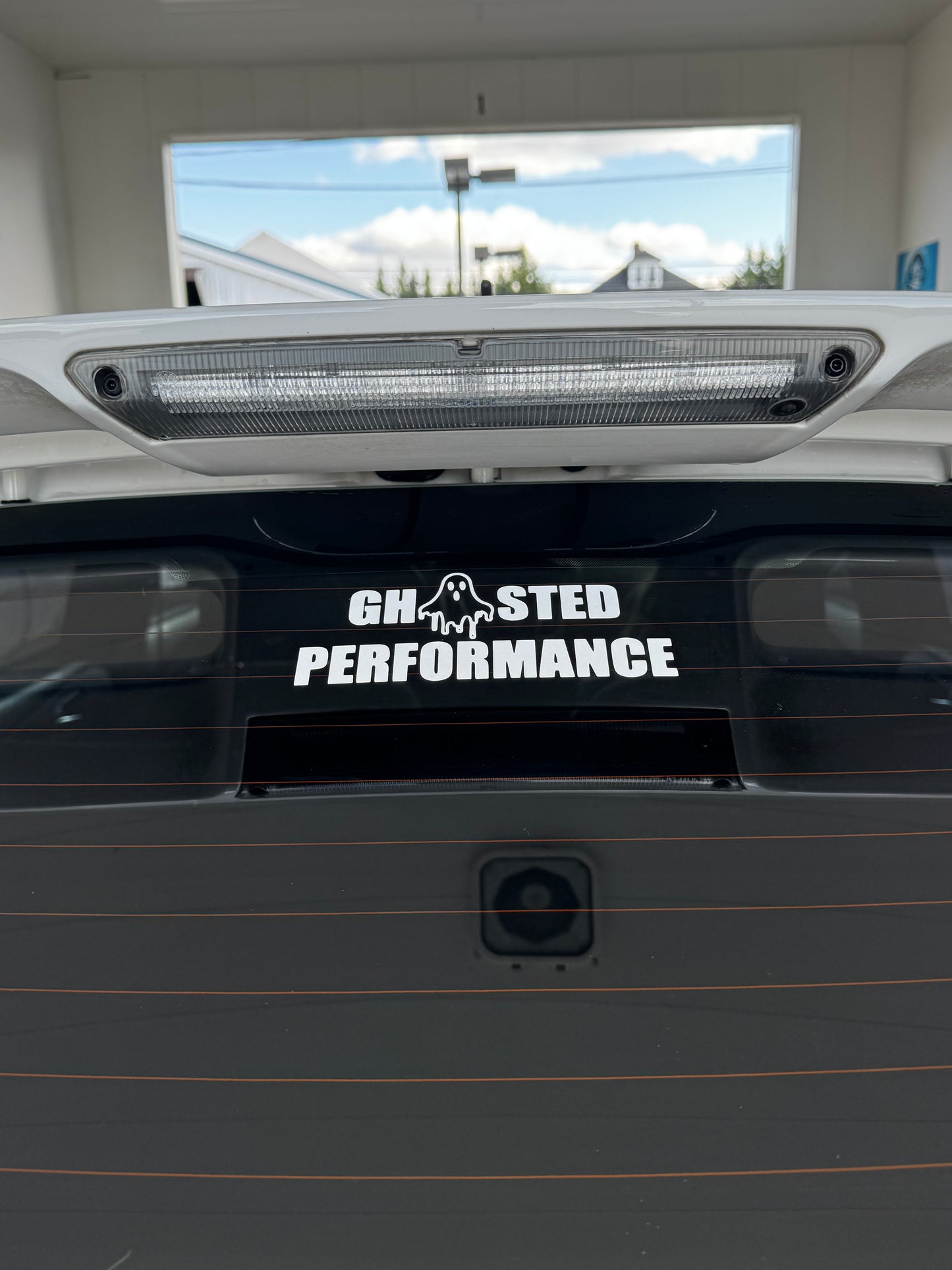 “Ghosted Performance” sticker