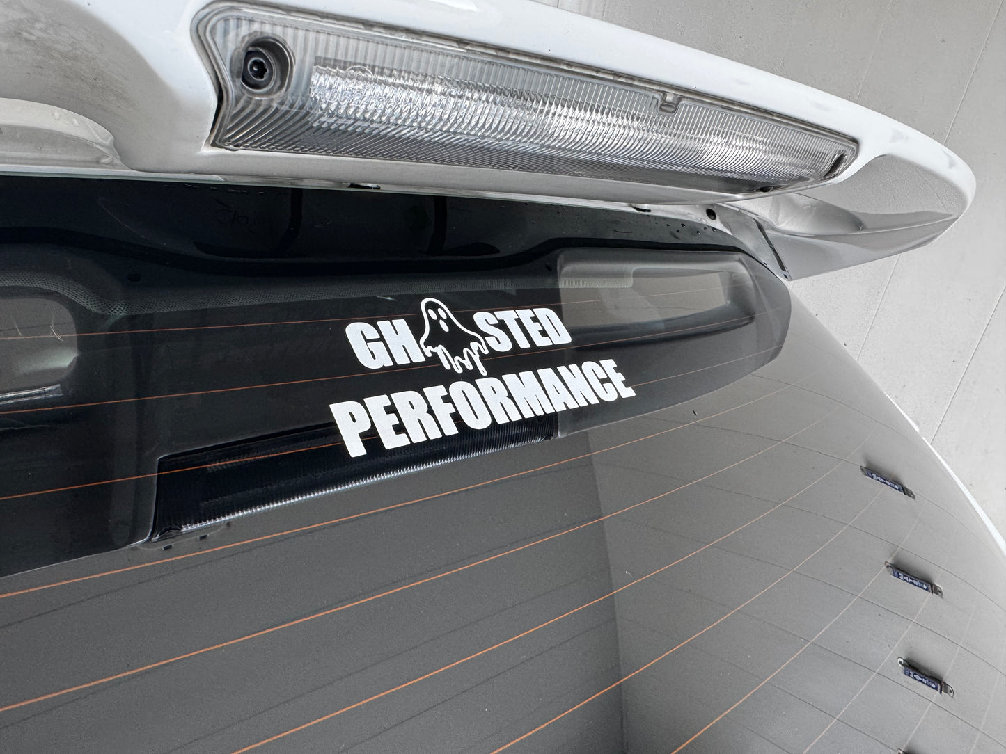 “Ghosted Performance” sticker
