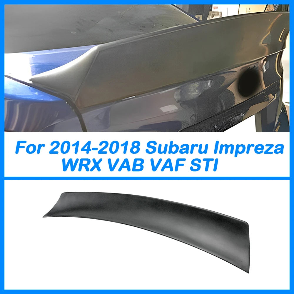 For Subaru Impreza WRX VAB VAF STI Car Rear Trunk Tail Wing Spoiler Body Kit Accessories 2014 2015 2016 2017 2018  Carbon Fiber