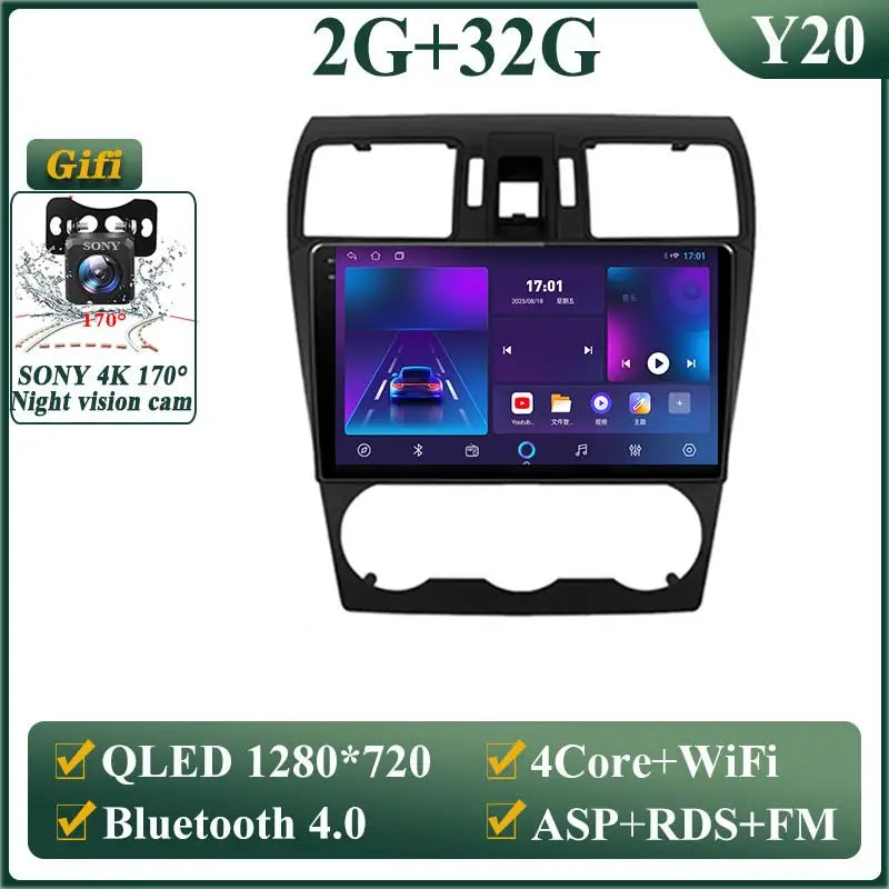 DVD Android 14 For Subaru Forester XV WRX 2012- 2015 Auto For Impreza Multimedia NO 2DIN Radio Stereo Car  GPS Player Navigation